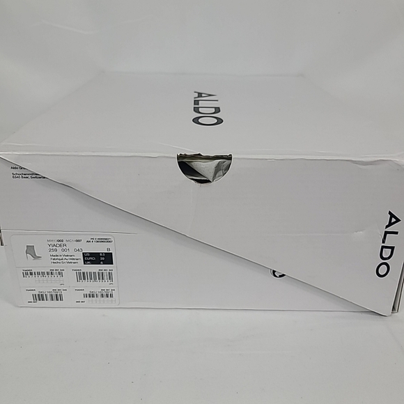 NEW Aldo Women's Yiader Faux Leather Stilleto Heel Ankle Boot Beige Sz 8.5 NIB - Picture 8 of 9